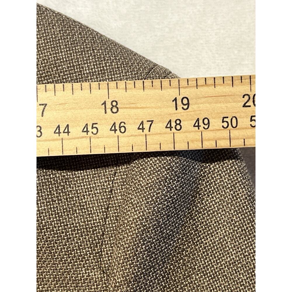Creameuix Collection L 42R Tan Hopsack Unlined Casual Weekender Blazer Note - Picture 12 of 16